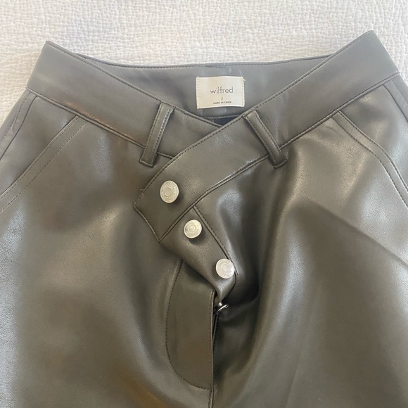 Super cozy and funky Leather pants from aritiza - Picture 3 of 7
